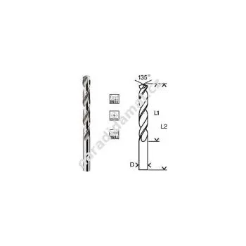 Příslušenství k nářadí Vrták do kovu 10,0x184/121mm dlouhý HSS-G Hawera 145148
