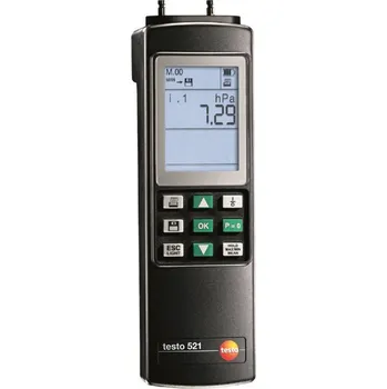 Revizní přístroj Testo 521-2 - Diferenční tlakoměr (0,1 % z konečné hodnoty)