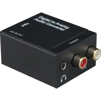 Hi-Fi Zesilovač DEXON Konvertor S/PDIF Coaxial + TOS-Link / RCA audio NS 71