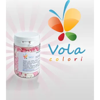 Jedlá dekorace na dort Cukroví jednorožci růžovo-bílí 40 g/dóza