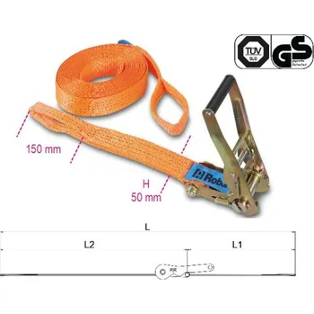 Stahovací páska UPÍNACÍ PÁS 50MM/8,5M S PENTLEMI+/NAP. ZÁKLAP. (UPÍNACÍ PÁS 50MM/8,5M S PENTLEMI+/NAP. ZÁKLAP.)