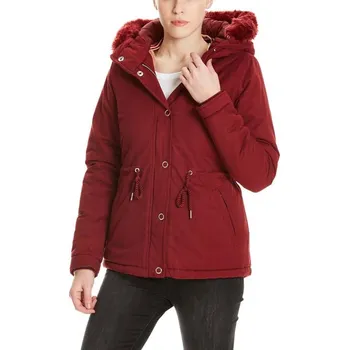 BENCH bunda - Padded Jacket With Fur Lining Cabernet (RD11343) velikost: S