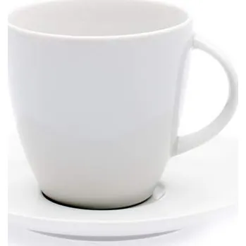 Šálek s podšálkem, český porcelán, Loos, 220 ml, bílý, Thun 1794