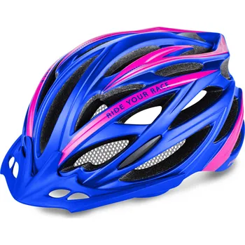 Cyklistická přilba R2 Arrow modrá/matná růžová