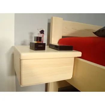 Noční stolek noční stolek DASSI závěsný na bočnici postele