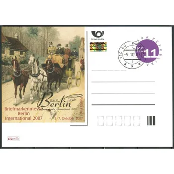 Poštovní známka Česká pošta (2007) CDV 108 O - P 147 - Berlín - razítko