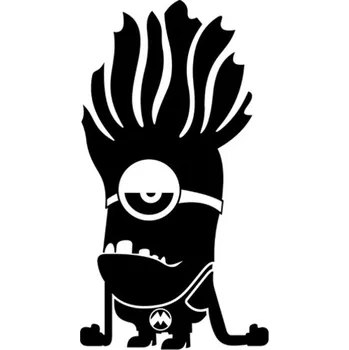 Samolepicí dekorace na vozidlo Samolepka mimoň Casey na auto a motorku, tuning nálepka (2245)