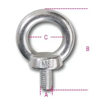 Stahovací páska ŠROUB S UCHEM-MODEL 8240 M6 INOX AISI 316 (ŠROUB S UCHEM-MODEL 8240 M6 INOX AISI 316)