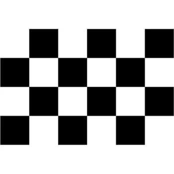 Samolepicí dekorace na vozidlo Samolepka pruhy a šachy na auto a motorku, tuning nálepka (3083)