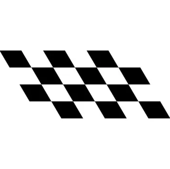 Samolepicí dekorace na vozidlo Samolepka šachovnice na auto a motorku, tuning nálepka (3081)