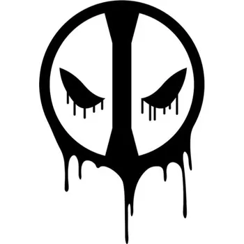 Samolepicí dekorace na vozidlo Samolepka Deadpool na auto a motorku, tuning nálepka (2658)