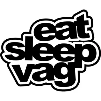 Samolepicí dekorace na vozidlo Samolepka nápis VAG na auto a motorku, tuning nálepka (6573)