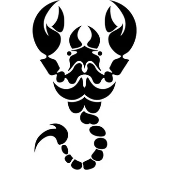 Samolepicí dekorace na vozidlo Samolepka škorpion na auto a motorku, tuning nálepka (3407)