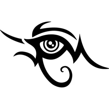 Samolepicí dekorace na vozidlo Samolepka tattoo eye na auto a motorku, tuning nálepka (2255)