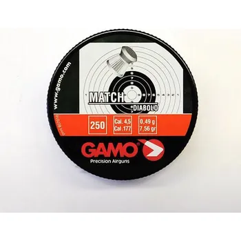 Vzduchovka Diabolky Gamo Match 4,5mm 250 ks plechová dóza