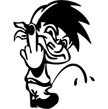 Samolepicí dekorace na vozidlo Samolepka fuck off badboy na auto a motorku, tuning nálepka (4127)