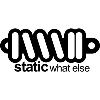 Samolepicí dekorace na vozidlo Samolepka Static what else na auto a motorku, tuning nálepka (2694)