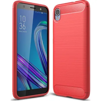 Pouzdro na mobilní telefon Pouzdro TVC Carbon pro Asus ZenFone Live (L1) ZA550KL Barva: Červená