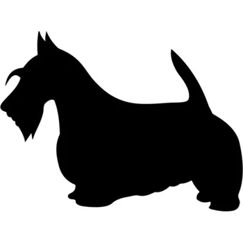 Samolepicí dekorace na vozidlo Samolepka skotský teriér na auto a motorku, tuning nálepka (3720)