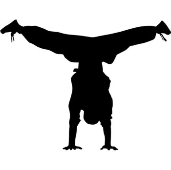 Samolepicí dekorace na vozidlo Samolepka parkour stojka na auto a motorku, tuning nálepka (25171)