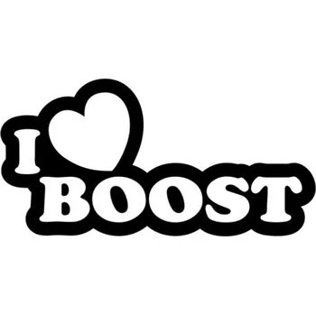 Samolepicí dekorace na vozidlo Samolepka nápis BOOST na auto a motorku, tuning nálepka (4540)