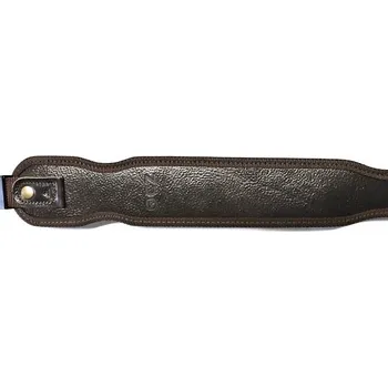 Sportovní střelba Řemen na zbraň CZ tmavá kůže/guma