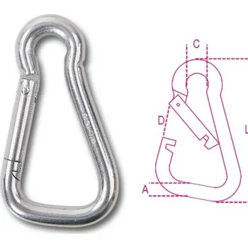 Stahovací páska HÁK KARABINKA ASYMETRICKÝ-MODEL 8276 10X100 AISI316 (HÁK KARABINKA ASYMETRICKÝ-MODEL 8276 10X100 AISI316)