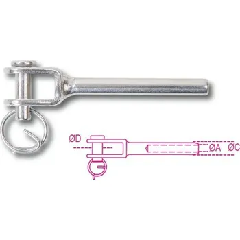 Stahovací páska KOVÁNÍ DO LAN ZAKONČENÉ VIDLEMI-MODEL 8285 4MM AISI316 (KOVÁNÍ DO LAN ZAKONČENÉ VIDLEMI-MODEL 8285 4MM AISI316)