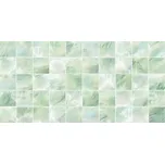 3D obkladový omyvatelný panel PVC Perleť zelená (484x964mm)