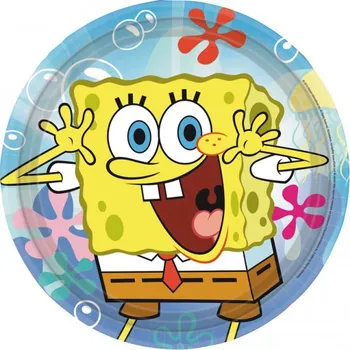 Party nádobí Amscan Talíř velký Spongebob