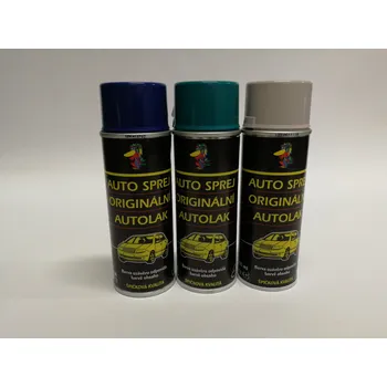 Autolak Motip Škoda sprej akrylový autolak SD 0199 200 ml Černá matná