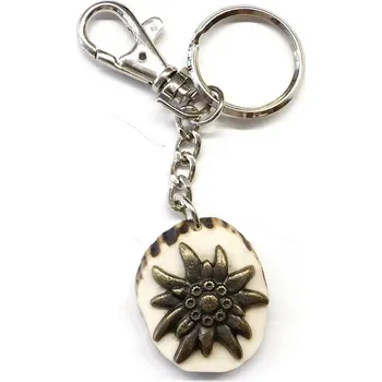 Přívěsek Klíčenka ZUBÍČEK parohová řez motiv - protěž