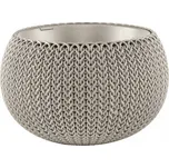 Keter Cozies Knit květináč S pískový