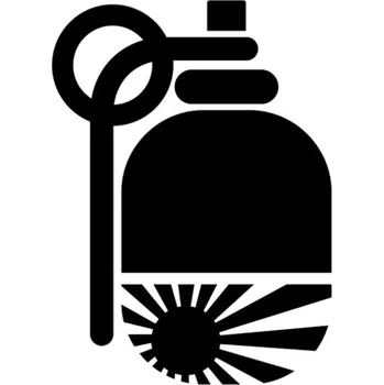 Samolepicí dekorace na vozidlo Samolepka JDM granát na auto a motorku, tuning nálepka (2213)