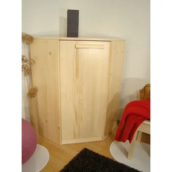 Komoda dřevěná rohová skříňka z masivu KATRIN R 108 (rohová skříňka z masivu KATRIN R 108 od ROALHOLZ)