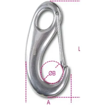 Stahovací páska HÁK SE ZABEZPEČENÍM-MODEL 8250 50MM AISI316 (HÁK SE ZABEZPEČENÍM-MODEL 8250 50MM AISI316)
