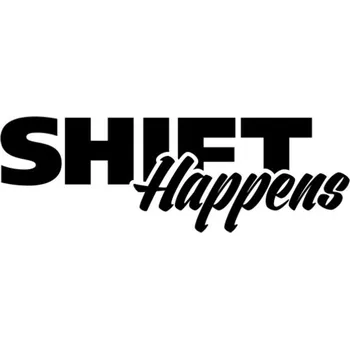 Samolepicí dekorace na vozidlo Samolepka nápis S-HAPPENS na auto a motorku, tuning nálepka (2368)