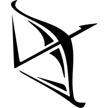 Samolepicí dekorace na vozidlo Samolepka znamení střelec na auto a motorku, tuning nálepka (3782)