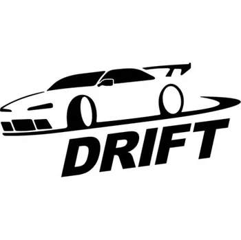 Samolepicí dekorace na vozidlo Samolepka drifting na auto a motorku, tuning nálepka (4783)