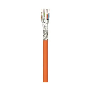 Kabel goobay Kabel S/FTP (PiMF) kulatý, kat. 7, Dca, 500m, drát, AWG23, LSOH, oranžový (91890) - 21.92.0014