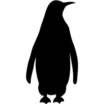 Samolepicí dekorace na vozidlo Samolepka tučňák Emil na auto a motorku, tuning nálepka (1555)