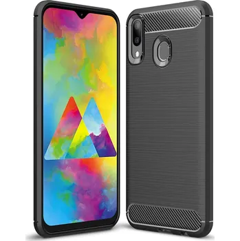 Pouzdro na mobilní telefon Pouzdro TVC Carbon pro Samsung Galaxy M20 Barva: Černá