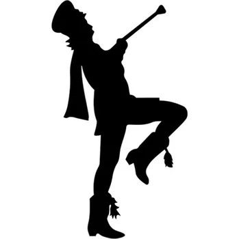 Samolepicí dekorace na vozidlo Samolepka silueta mažoretka na auto a motorku, tuning nálepka (4792)