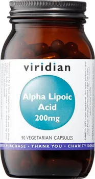 Viridian Alpha Lipoic Acid 200 mg 90 cps.