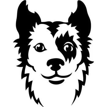 Samolepicí dekorace na vozidlo Samolepka hafan na auto a motorku, tuning nálepka (25161)