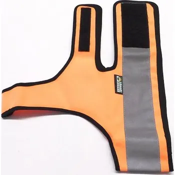 Reflexní návlek pro psy s reflexním pruhem vel. XL oranžová