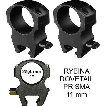 Příslušenství pro sportovní střelbu Montáž dělená ZKM 452 25,4 mm