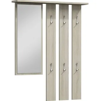 Věšák Věšák + zrcadlo PARIS dub sonoma