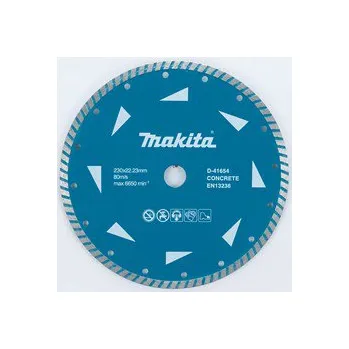Řezný kotouč Makita D-41654 turbo diamantový kotouč 230 x 22,23 mm