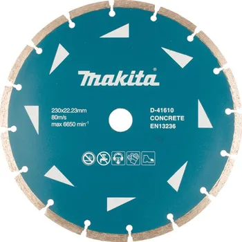 Řezný kotouč Makita D-41610 segmentový diamantový kotouč 230 x 22,23 mm